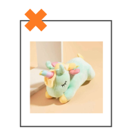 Unicorn knuffel mint